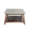 Alaterre Furniture Brookside 48"W Wood with Concrete-Coating Coffee Table AWBS1270C - alternate 4